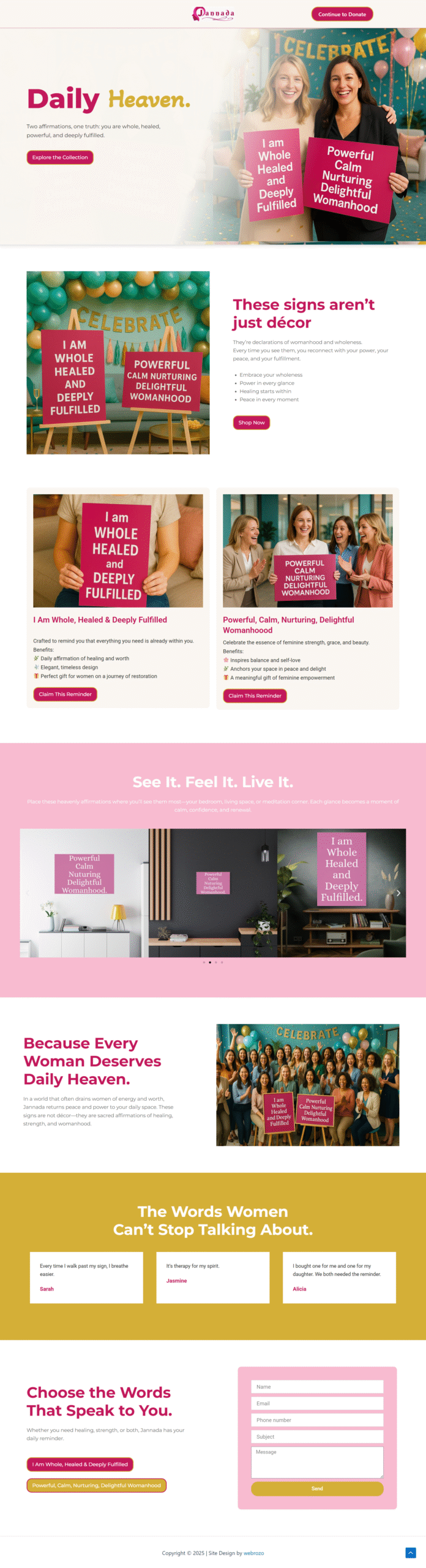 SIGNS WEBSITE  – Business Website | Webrozo
