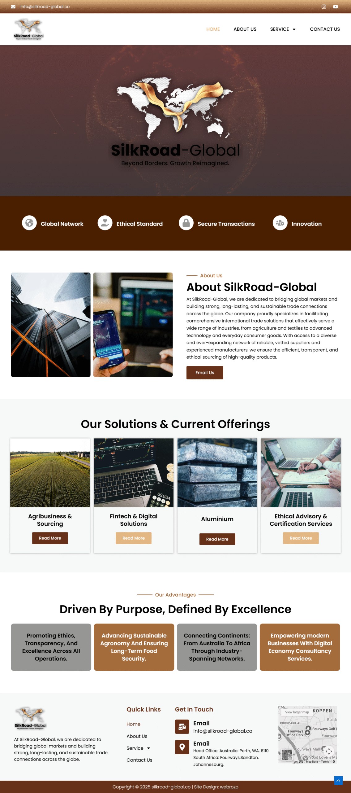 SILKROAD-GLOBAL WEBSITE – Consulting | Webrozo