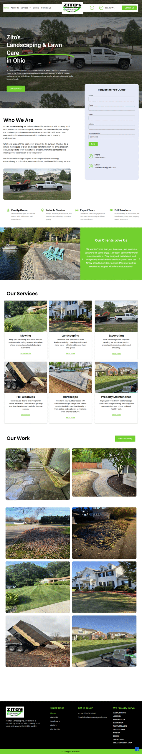 LANDSCAPING LAWN WEBSITE  – Law & Legal | Webrozo